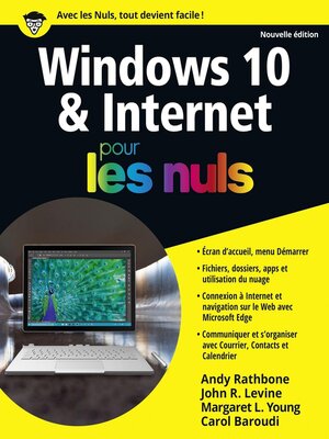 cover image of Windows 10 et Internet pour les Nuls, nouvelle édition